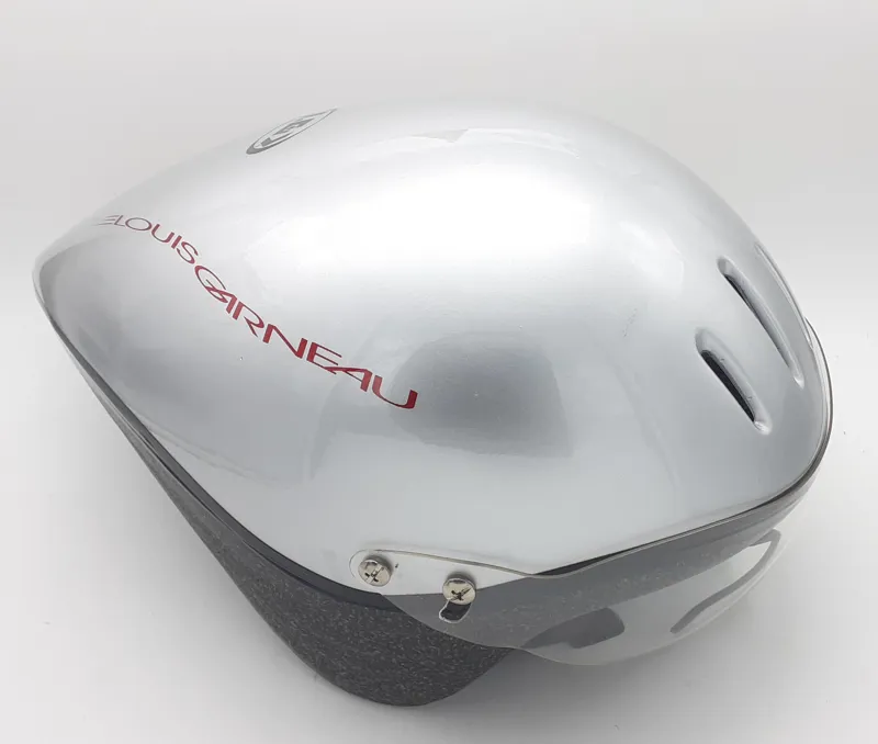 Louis Garneau Prologue V TT Helmet in Silver size Large Shop Soiled